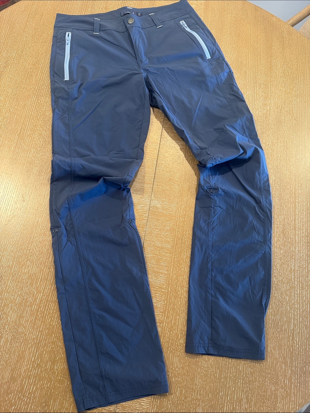Navy Lightweight Prana Convertible  Pants